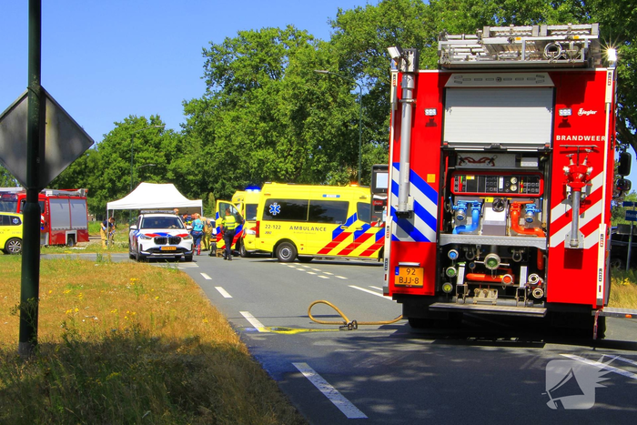 Fietser ernstig gewond bij aanrijding