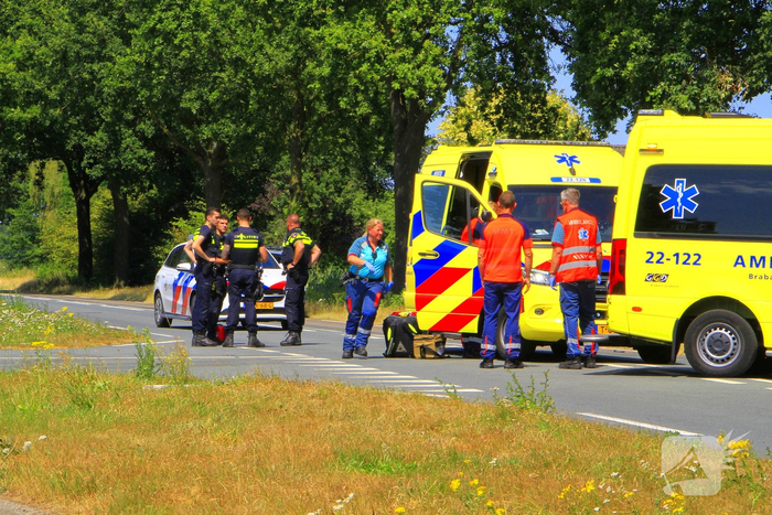 Fietser ernstig gewond bij aanrijding