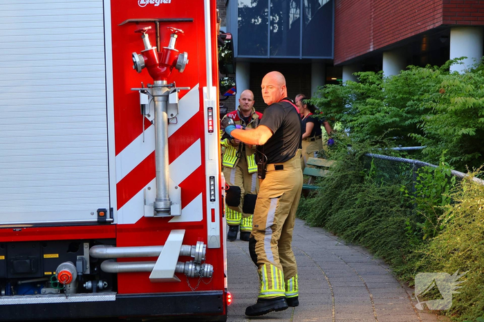 Vrouw bevrijdt na ongeval