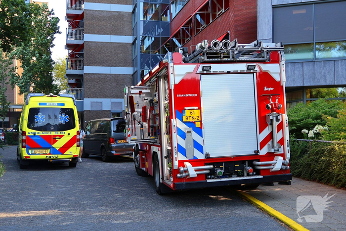 Vrouw bevrijdt na ongeval