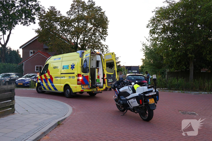 Maaltijdbezorger gewond bij aanrijding