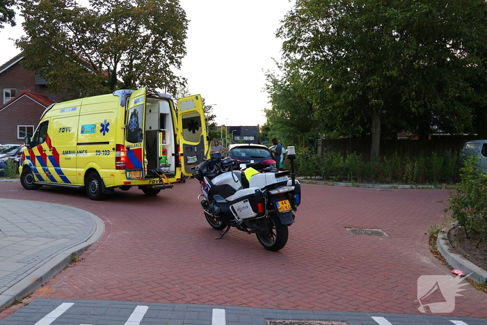 Maaltijdbezorger gewond bij aanrijding