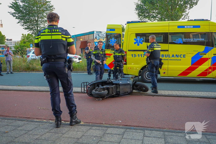 Scooterongeval leidt tot gewonden