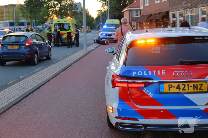 Scooterongeval leidt tot gewonden