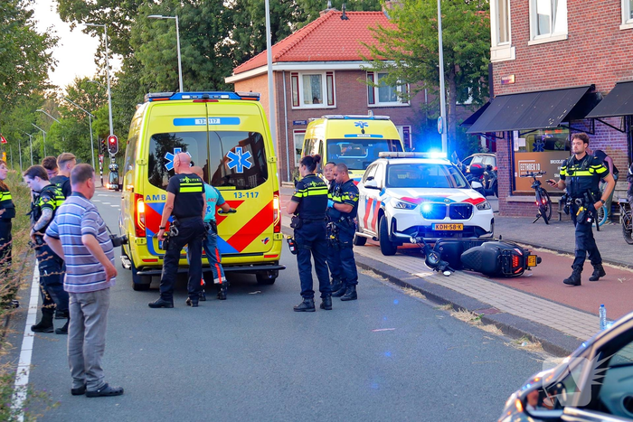 Scooterongeval leidt tot gewonden