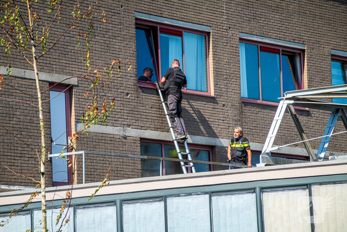 Onderzoek naar incident boven garage