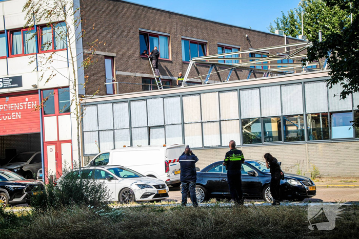 Onderzoek naar incident boven garage