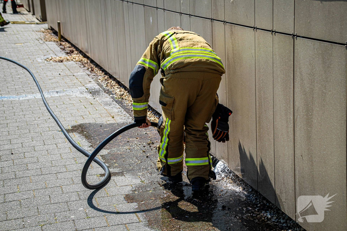 Brand in stadhuis geblust