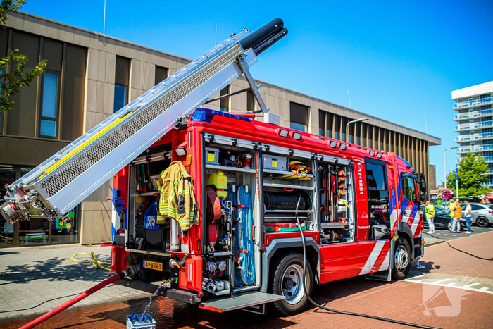 Brand in stadhuis geblust