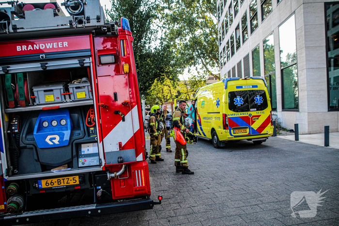 Zeer grote brand in appartementencomplex