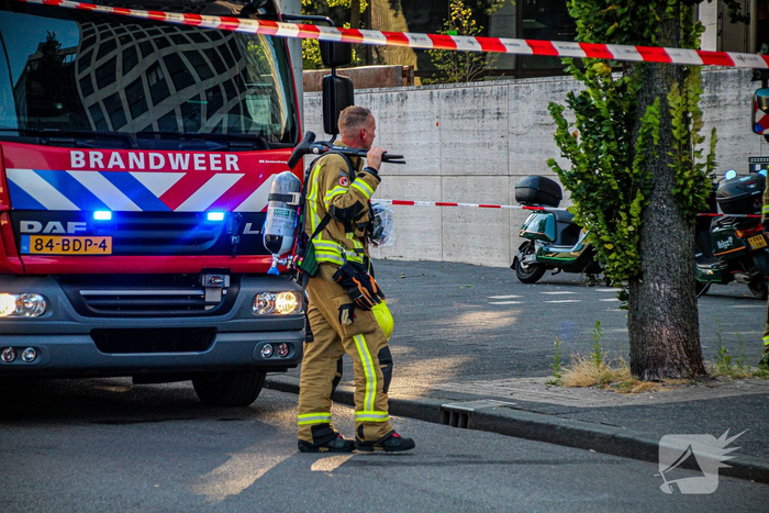Zeer grote brand in appartementencomplex