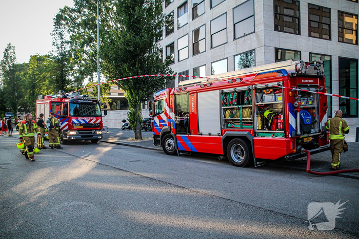 Zeer grote brand in appartementencomplex