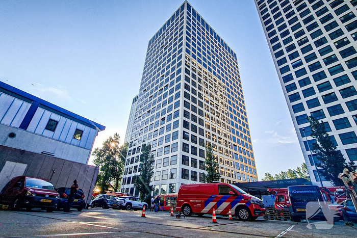 Zeer grote brand in appartementencomplex