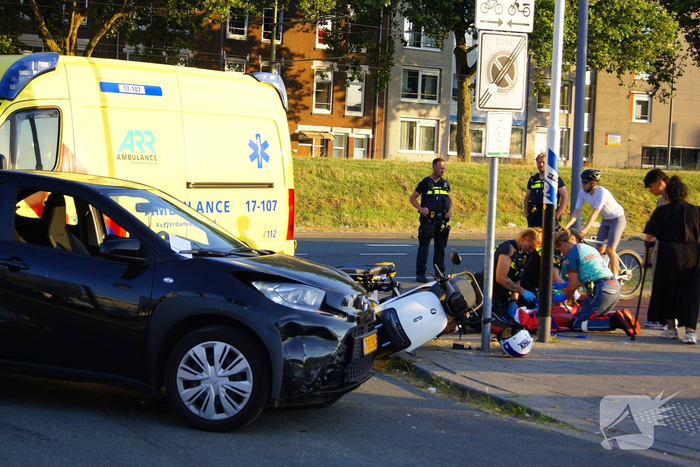 Ongeval met scooter leidt tot ziekenhuisopname