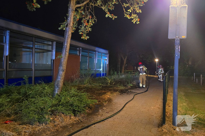 Buitenbrand snel onder controle