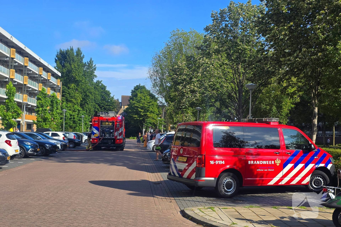 Woningbrand in appartement zorgt voor rookontwikkeling