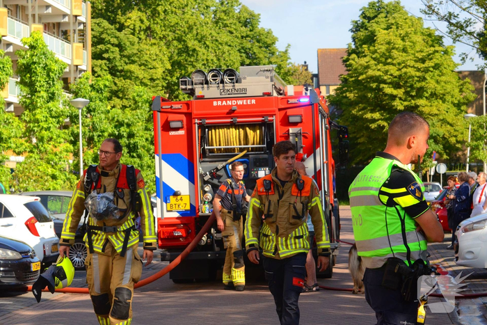 Woningbrand in appartement zorgt voor rookontwikkeling