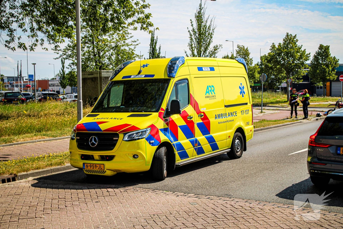 Aanrijding met crossmotor in Hoogvliet