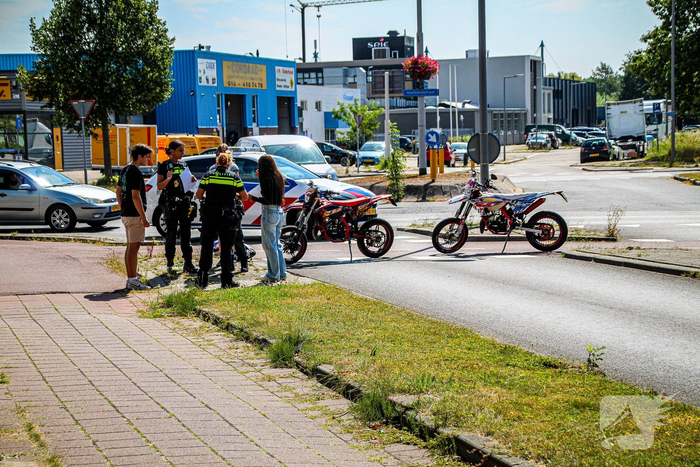 Aanrijding met crossmotor in Hoogvliet