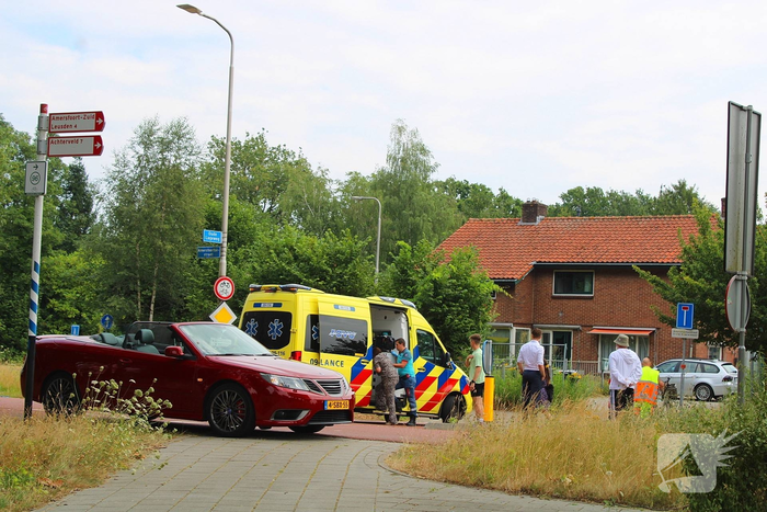 Fietser in aanrijding met auto