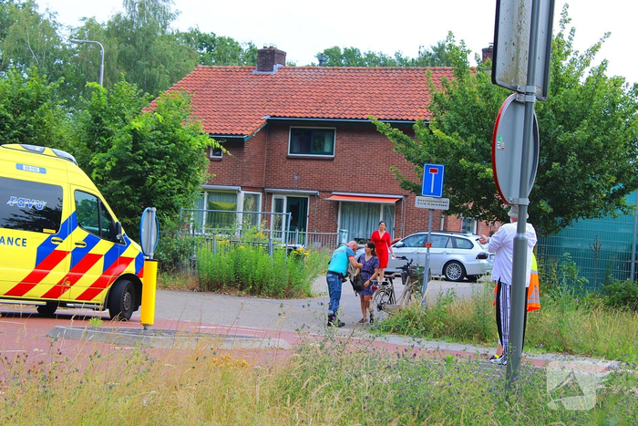 Fietser in aanrijding met auto