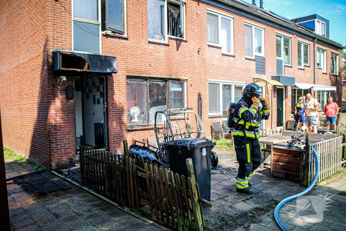 Scootmobiel leidt tot ernstige brand en schade aan woning