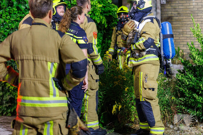 Brand in woning snel geblust