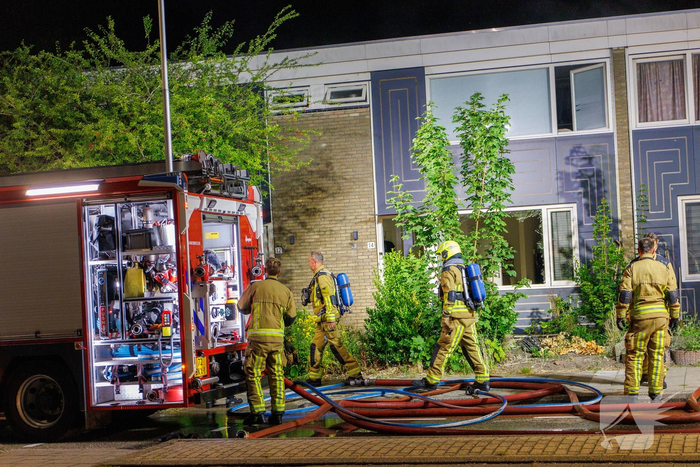 Brand in woning snel geblust