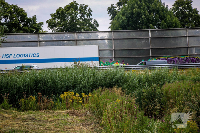 Verkeershinder door ongeval op snelweg
