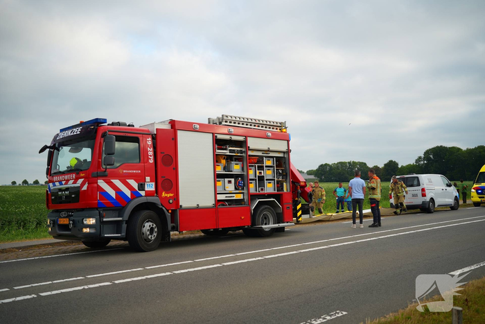 Scooterrijder overleden na aanrijding met landbouwvoertuig