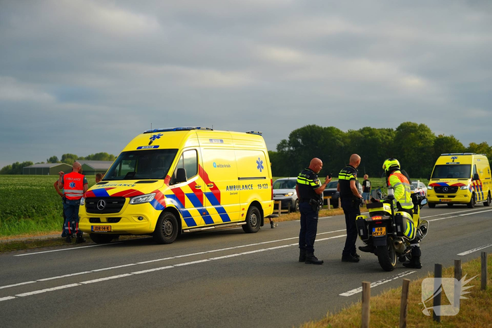 Scooterrijder overleden na aanrijding met landbouwvoertuig