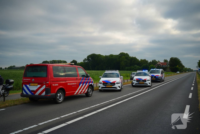 Scooterrijder overleden na aanrijding met landbouwvoertuig