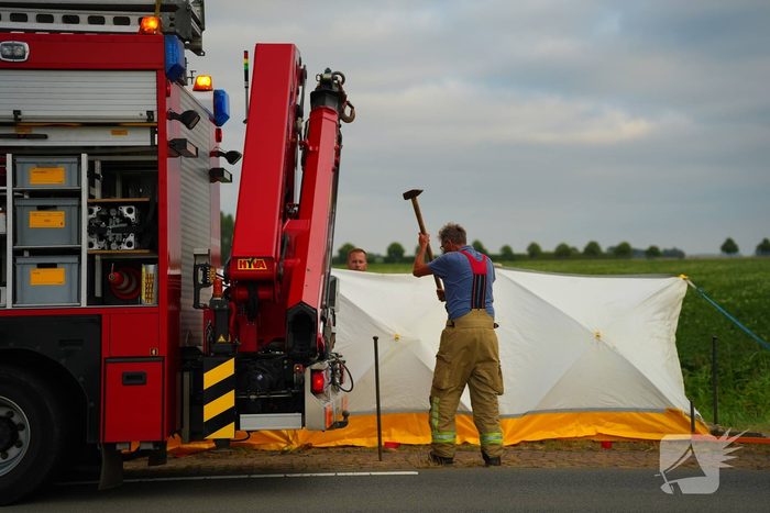 Scooterrijder overleden na aanrijding met landbouwvoertuig