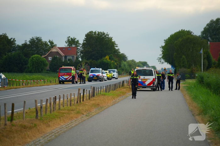 Scooterrijder overleden na aanrijding met landbouwvoertuig