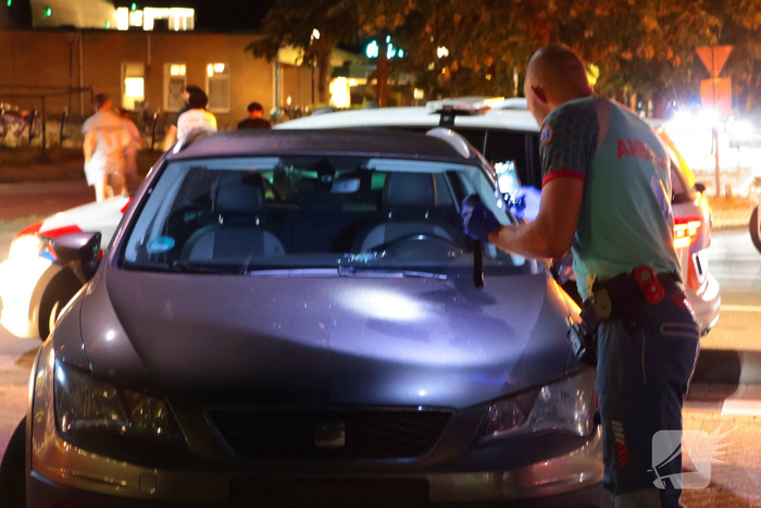 Ongeval tussen auto en hondenuitlater