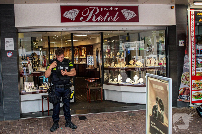 Overval op juwelier leidt tot grootschalig politieonderzoek