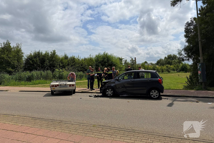 Aanhangwagen betrokken bij ongeval met schade