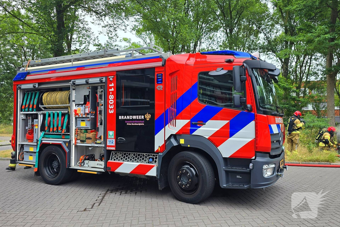 Brand in ondergrondse papiercontainer gedoofd