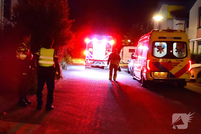Bewoner naar ziekenhuis na brand in woning