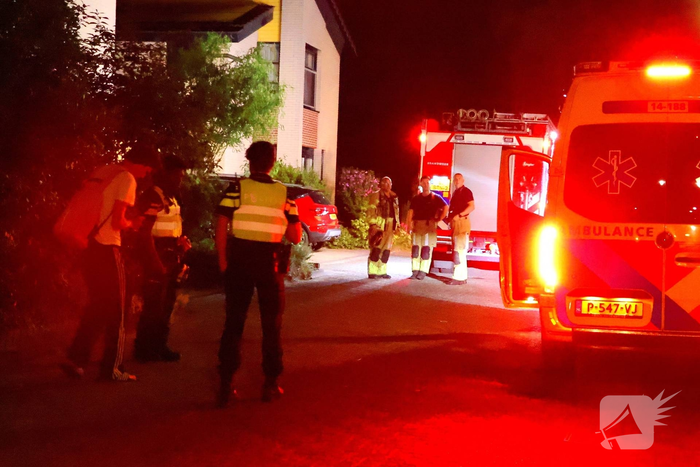 Bewoner naar ziekenhuis na brand in woning