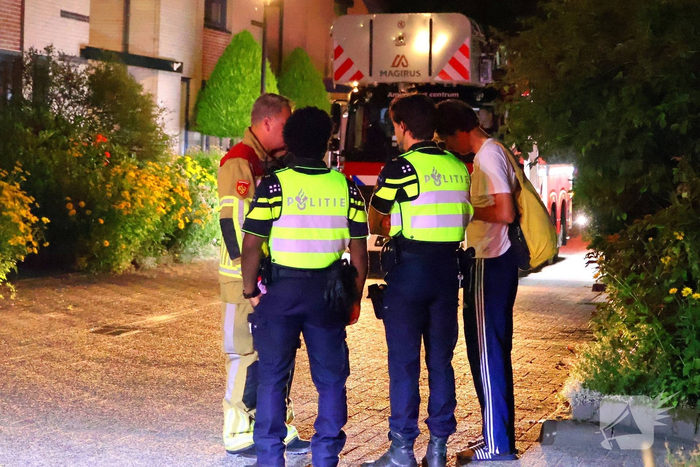 Bewoner naar ziekenhuis na brand in woning