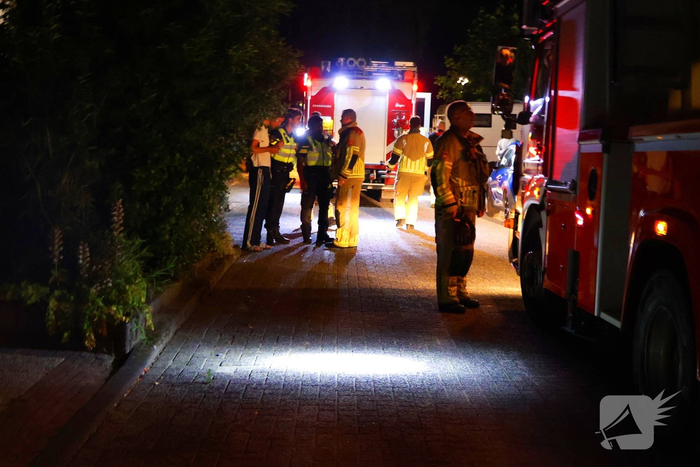 Bewoner naar ziekenhuis na brand in woning