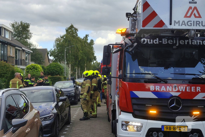 Brandweer ingezet voor zolderbrand