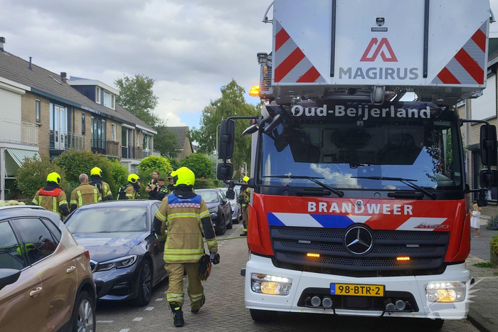 Brandweer ingezet voor zolderbrand