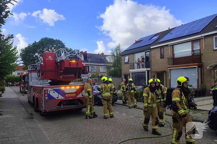 Brandweer ingezet voor zolderbrand