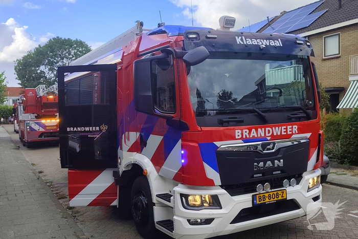 Brandweer ingezet voor zolderbrand