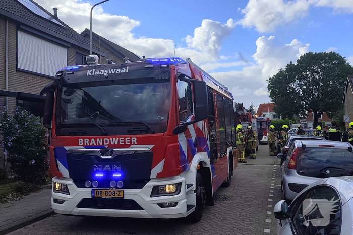 Brandweer ingezet voor zolderbrand