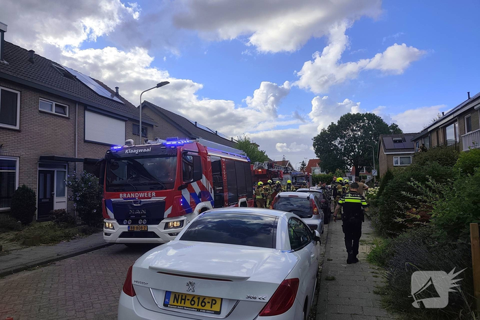 Brandweer ingezet voor zolderbrand