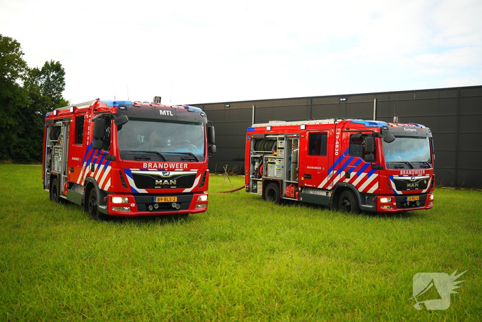 Brand in groenstrook leidt tot snelle inzet brandweer