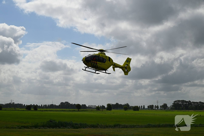 Auto zwaar beschadigd na eenzijdig ongeval
